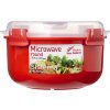 Sistema Dóza na ohrev jedla Microwave round 915 ml, červená Sistema Dóza na ohrev jedla Microwave round 915 ml, červená