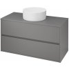 Cersanit Crea, závesná skrinka pod umývadlo 100cm, šedá, S924-020 Cersanit Crea, závesná skrinka pod umývadlo 100cm, šedá, S924-020