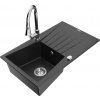 MEXEN/S MEXEN/S - Cesar granitový drez 1 s odkvapkávačom vrátane batérie Elia, čierna/strieborná metalík 6514-73-670101-00 MEXEN/S MEXEN/S - Cesar granitový drez 1 s odkvapkávačom vrátane batérie Elia, čierna/strieborná metalík 6514-73-670101-00