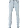 Džínsy Urban Classics Slim Fit Zip Jeans - modré, 30/32 Džínsy Urban Classics Slim Fit Zip Jeans - modré, 30/32