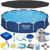 Basen ogrodowy stelażowy 366 x 76 cm 16w1 Bestway 56681 Basen ogrodowy stelażowy 366 x 76 cm 16w1 Bestway 56681