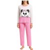 Dámske bavlnené pyžamo Panda 2307 L svetlo ružová Dámske bavlnené pyžamo Panda 2307 L svetlo ružová