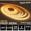 LEDprodukt LED pás 24V DC, 8W/m, 2700K, COB, IP20, bal. 5m LEDprodukt LED pás 24V DC, 8W/m, 2700K, COB, IP20, bal. 5m