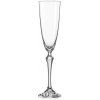 Bohemia Crystal poháre na šampanské Elisabeth po 6 x 200 ml