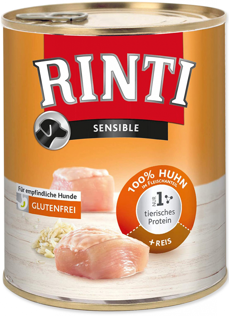 Rinti Sensible pre citlivé psy Huhn kuracie mäso a ryža 0,8 kg