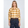 BIG STAR DÁMSKA FLANELOVÁ KOŠEĽA KOCKOVANÁ ŽLTO-HNEDÁ DRENI 201 S BIG STAR DÁMSKA FLANELOVÁ KOŠEĽA KOCKOVANÁ ŽLTO-HNEDÁ DRENI 201 S
