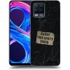 Picasee silikónový čierny obal pre Realme 8 Pro - SORRY Picasee silikónový čierny obal pre Realme 8 Pro - SORRY