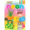 Blok farebného papiera výkres Art Carton Neon