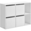 Úložná polica so 4 stohovateľnými boxami LBC196W01 Úložná polica so 4 stohovateľnými boxami LBC196W01