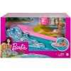 Barbie motorový čln s bábikou a šteniatkom