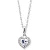 Cutie Jewellery prívesok z bieleho zlata so zirkónmi Z6308 1810 40 10 X 2