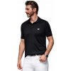 Štýlové pánske polo tričko z elastickej látky, čierne V1 OM-POSS-0150 XL Štýlové pánske polo tričko z elastickej látky, čierne V1 OM-POSS-0150 XL