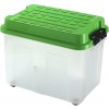 HEIDRUN Plastový úložný box s vekom Kubrik 75l