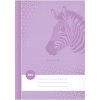 Zošit 523 BASE A5 linajkový 20 listov, zebra fialová 7520313 Zošit 523 BASE A5 linajkový 20 listov, zebra fialová 7520313