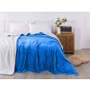 XPOSE® Mikroplyšová deka Exclusive s baránkom - modrá 140x200 cm, Mikroplyš s baránkom XPOSE® Mikroplyšová deka Exclusive s baránkom - modrá 140x200 cm, Mikroplyš s baránkom