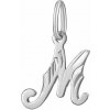Silvego Zlatý prívesok písmeno M z bieleho zlata SILVEGOB10289MGW Silvego Zlatý prívesok písmeno M z bieleho zlata SILVEGOB10289MGW