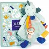 Doudou et Compagnie Paris Doudou Hračka s držiakom na cumlík dinosaurus zelená 23 cm Doudou et Compagnie Paris Doudou Hračka s držiakom na cumlík dinosaurus zelená 23 cm