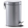 Zeller Kúpeľňový kôš 3 l, kov, sivá