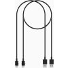QUAD LOCK kábel USB-A/USB-C Waterproof 2ks black QUAD LOCK kábel USB-A/USB-C Waterproof 2ks black
