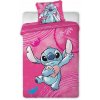 FARO Obliečky Lilo and Stitch pink Bavlna 140x200 70x90