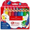 FABER-CASTELL Grippy so strúhadlom, 16 farieb FABER-CASTELL Grippy so strúhadlom, 16 farieb
