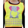 Korntex Wildlife detská reflexná vesta KX119K Elephant Yellow
