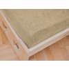 Textilomanie Froté plachta do detskej postieľky cappuccino 60x120 cm Textilomanie Froté plachta do detskej postieľky cappuccino 60x120 cm