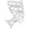 Crystal-ZONE Prívesok Nefertiti Rivoli 2x6mm ródium Crystal-ZONE Prívesok Nefertiti Rivoli 2x6mm ródium