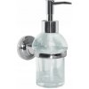 Nástenný dávkovač mydla, manuálny Spirella 0 ml, strieborný Nástenný dávkovač mydla, manuálny Spirella 0 ml, strieborný