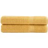 Uteráky VidaXL Solund zlaté 100x200 cm bavlna 2 ks Uteráky VidaXL Solund zlaté 100x200 cm bavlna 2 ks