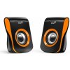 GENIUS repro SP-Q180, 2.0, 6W, USB napájanie, 3,5 mm jack, čierno-oranžové GENIUS repro SP-Q180, 2.0, 6W, USB napájanie, 3,5 mm jack, čierno-oranžové