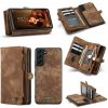 Multifunkčné peňaženkové puzdro CaseMe na Samsung Galaxy S22 5G - Hnedá Multifunkčné peňaženkové puzdro CaseMe na Samsung Galaxy S22 5G - Hnedá