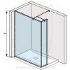 JIKA PURE sklenená bočná stena vrátane krátkeho skla 140 x 20 x 200 cm 2.6742.8.002.668.1 JIKA PURE sklenená bočná stena vrátane krátkeho skla 140 x 20 x 200 cm 2.6742.8.002.668.1