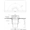 Strešný vpust priamy s ohrevom TWE PVC S Typ: 110 PVC S - DN 100 Strešný vpust priamy s ohrevom TWE PVC S Typ: 110 PVC S - DN 100