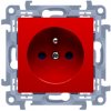 Zásuvka 2P+T/16A/250V clonky (SS) červená SIMON10 (simon) Zásuvka 2P+T/16A/250V clonky (SS) červená SIMON10 (simon)