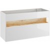 COMAD - Skrinka pod umývadlo 120cm 1 zásuvka BAHAMA WHITE 5907611648407