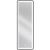Mexen Coro, LED kúpeľňové zrkadlo s podsvietením a čiernym rámom 50x150 cm, 6000K, ochrana proti zahmlievaniu, 9817-050-150-611-70 Mexen Coro, LED kúpeľňové zrkadlo s podsvietením a čiernym rámom 50x150 cm, 6000K, ochrana proti zahmlievaniu, 9817-050-150-611-70