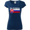 Dámske tričko Slovakia flag Dámske tričko Slovakia flag