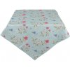 Clayre & Eef Štvorcový bavlnený obrus Bloom Like Wildflowers 130x180 cm