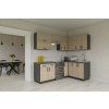 Casarredo HORIZONT R3 moderná kuchyňa 230 x 170, dub prímorský / grafit Casarredo HORIZONT R3 moderná kuchyňa 230 x 170, dub prímorský / grafit