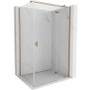 MEXEN/S - Mist HT sprchovací kút dvere krídlové pravá 75 x 100, transparent, meď kartáčovaná 8A5T-075-100-65-00-P MEXEN/S - Mist HT sprchovací kút dvere krídlové pravá 75 x 100, transparent, meď kartáčovaná 8A5T-075-100-65-00-P