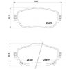 Sada brzdových platničiek kotúčovej brzdy BREMBO P 83 150