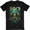 Slayer tričko Daemonic Twin čierne