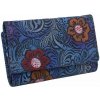 Malá dámska kožená peňaženka kvetinová modrá 4511866-3 (Ručne maľovaná peňaženka) Malá dámska kožená peňaženka kvetinová modrá 4511866-3 (Ručne maľovaná peňaženka)