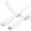 Tactical KP31185 Smooth Thread USB-C/Lightning, 0,3m, bílý Tactical KP31185 Smooth Thread USB-C/Lightning, 0,3m, bílý