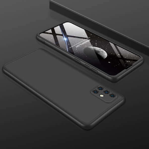 Púzdro SES Ochranný 360 ° celotelový plastový Samsung Galaxy A32 5G A326B - čierne