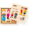 Woody 90329 puzzle Ľudia a povolania z celého sveta v krabičke Woody 90329 puzzle Ľudia a povolania z celého sveta v krabičke
