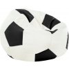 Sedací vak Futbal čierny ekokoža Sedací vak Futbal čierny ekokoža