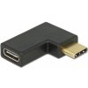 Delock Adaptér SuperSpeed USB 10 Gbps (USB 3.1 Gen 2) USB Type-C™ samec > port samica pravouhlý ľavý / pravý Delock Adaptér SuperSpeed USB 10 Gbps (USB 3.1 Gen 2) USB Type-C™ samec > port samica pravouhlý ľavý / pravý