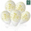 Svet balonku Balón biely - Mramor zlatý 33 cm 50 ks Svet balonku Balón biely - Mramor zlatý 33 cm 50 ks